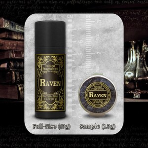 RAVEN Solid Perfume: Black Tea & Star Anise, Vegan Fragrance, image 4