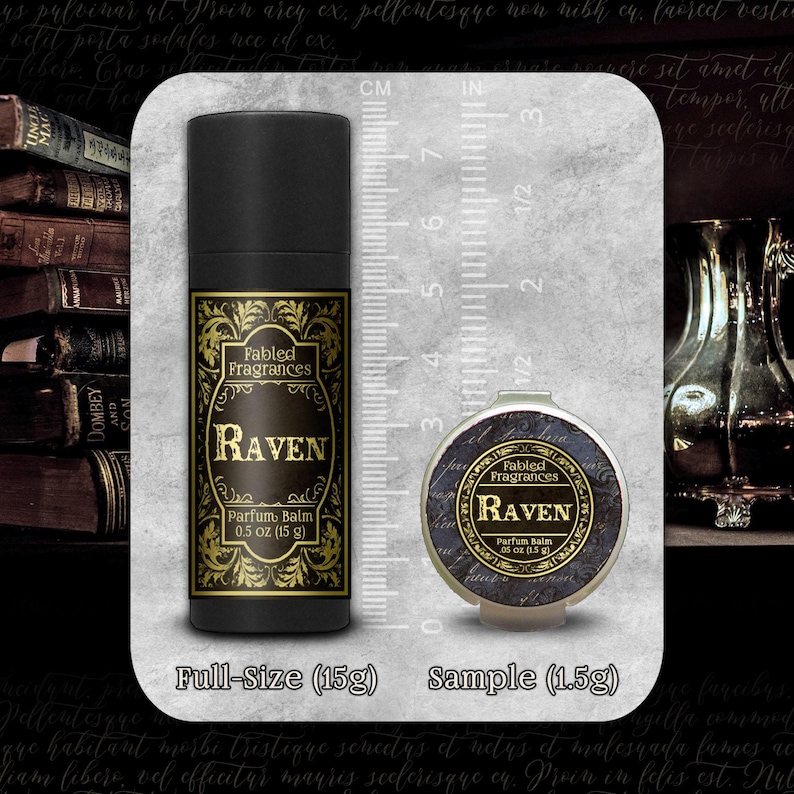 RAVEN Solid Perfume: Black Tea & Star Anise, Vegan Fragrance, image 4