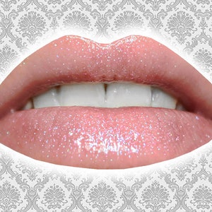 Glitter Lip Pearly White Base Clear Lip Gloss Transparent Makeup Lips Gift  4ml