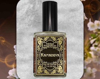 KAMADEVA Eau de Parfum: Jasmine & Nag Champa Vegan Scent, TAT 5-6 Biz Days