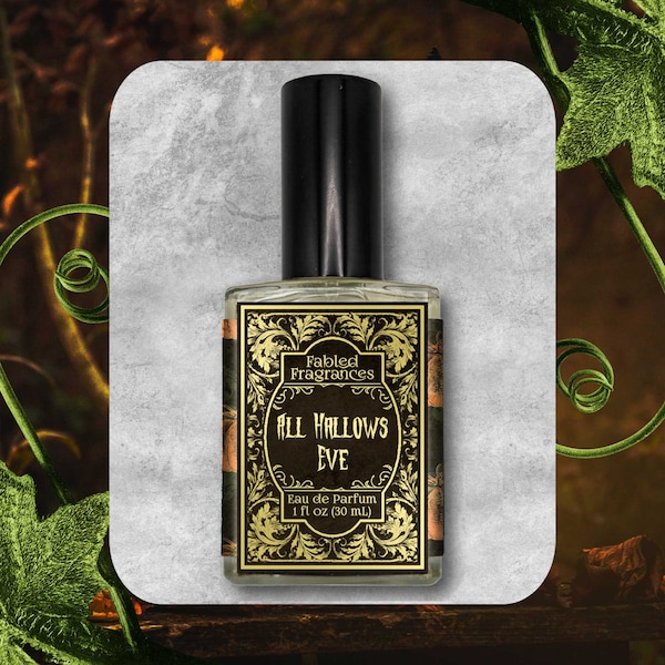 ALL HALLOWS EVE Eau de Parfum with Pumpkin Pie, Brown Sugar, Peppercorn, Cinnamon, Black Musk, Halloween Perfume, TaT 6-8 Biz Days