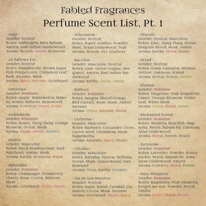 Eau de Parfum Sampler, Choose 5 Scents, Alcohol Free and Vegan Fragrance Body Spray image 5