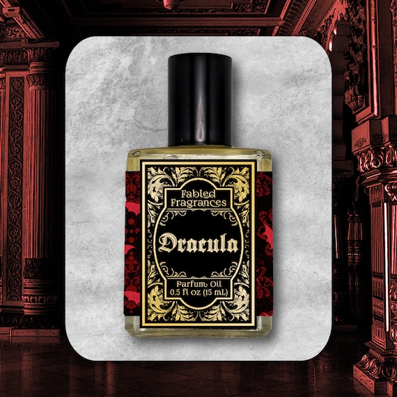 DRACULA Perfume Oil with Lilac, Ylang Ylang, Dragons Blood, Musk, Amber, Styrax, Bram Stoker, Vampire, Gothic Fragrance, TAT 5-7 Biz Days