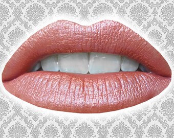 BLISS Liquid Lipstick, Metallic Peach, Peach Shimmer, Metallic Lipstick, Peach Lipstick, Salmon Pink, VEGAN Makeup, TAT 6-8 Biz Days