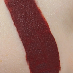 Blood Red Matte Liquid Lipstick, LIVING DEAD, Horror Lover, Cruelty Free and Vegan Makeup image 4