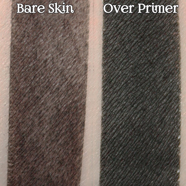 OBSIDIAN Eye Shadow: Matte Jet Black, Goth Beauty Vegan Makeup, image 4