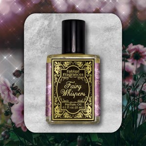 FAIRY WHISPERS Perfume Oil: Sweet Fruit & Floral Fragrance, Vegan,