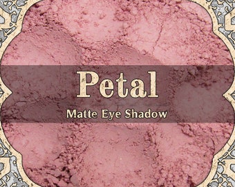 PETAL Eye Shadow, Matte Pastel Pink, Warm Carnation Pink, Cottagecore Gift, Pastel Goth, Cosmetic Pigment, VEGAN Makeup, TAT 6-8 Biz Days