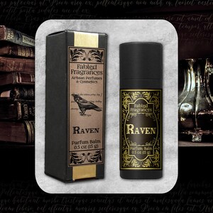 RAVEN Solid Perfume: Black Tea & Star Anise, Vegan Fragrance, image 6