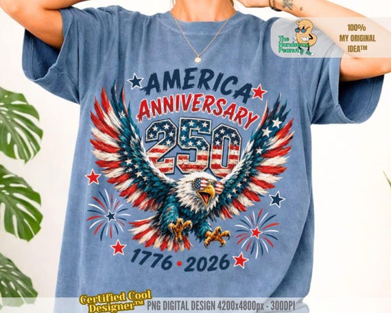 Eagle July 4th Png, Preppy 4th of July png, Preppy Patriotic Eagle Png, 4th july png, 250th anniversary, American Eagle Png, usa eagle png