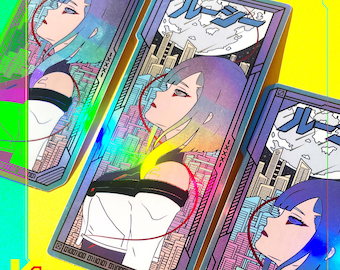 Lucy Kushinada Cyberpunk Edgerunners Spot Holographic Sticker