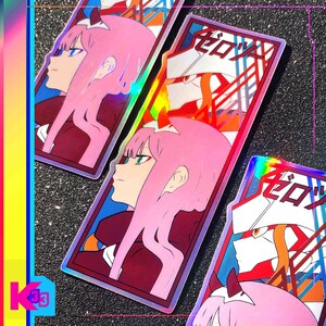 Zero Two Darling Spot Holographic Sticker