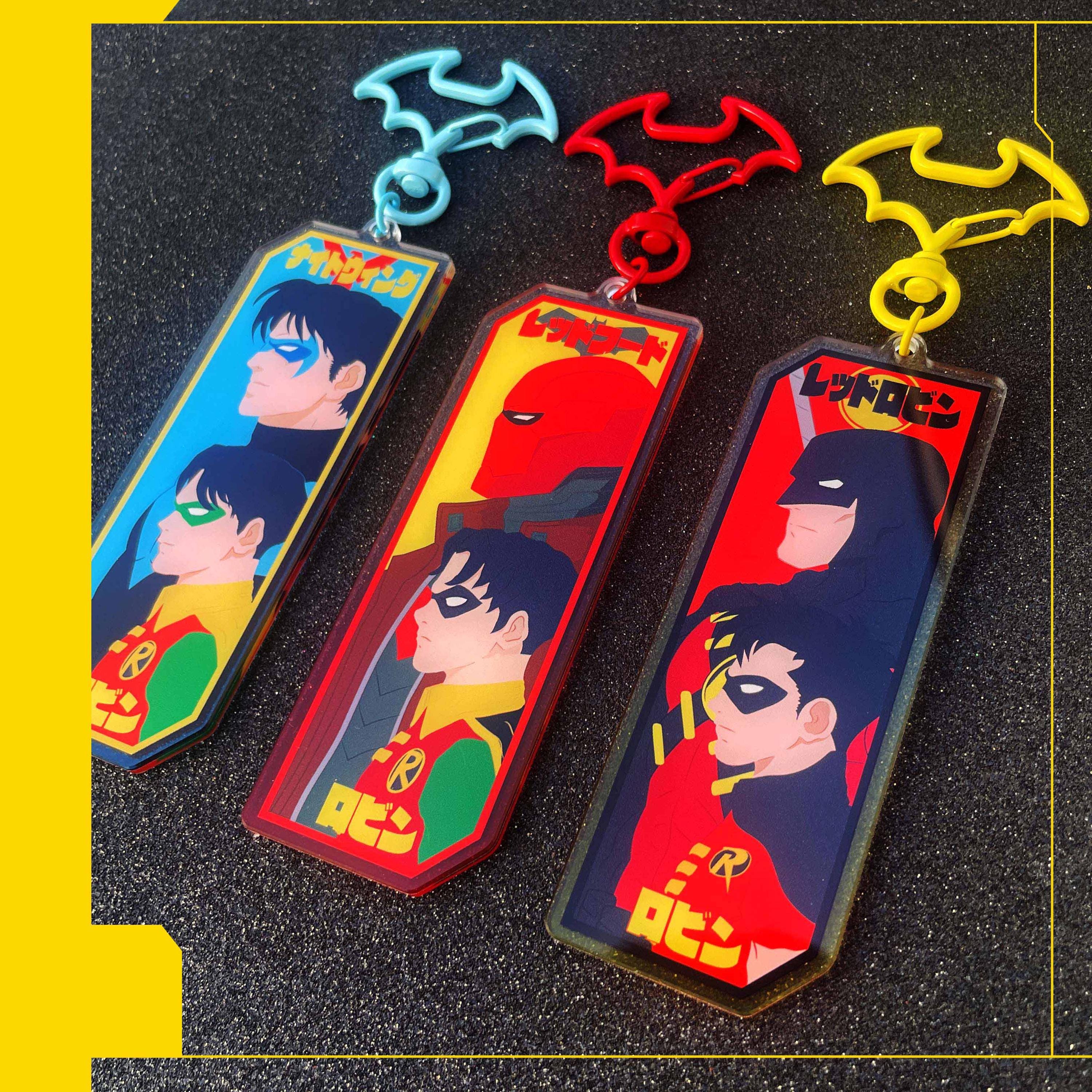 ⋆⸜ ꒰ Man ꒱ キーホルダー ⸝⋆ BATBOYS Reversible Keychains/charms! - Etsy