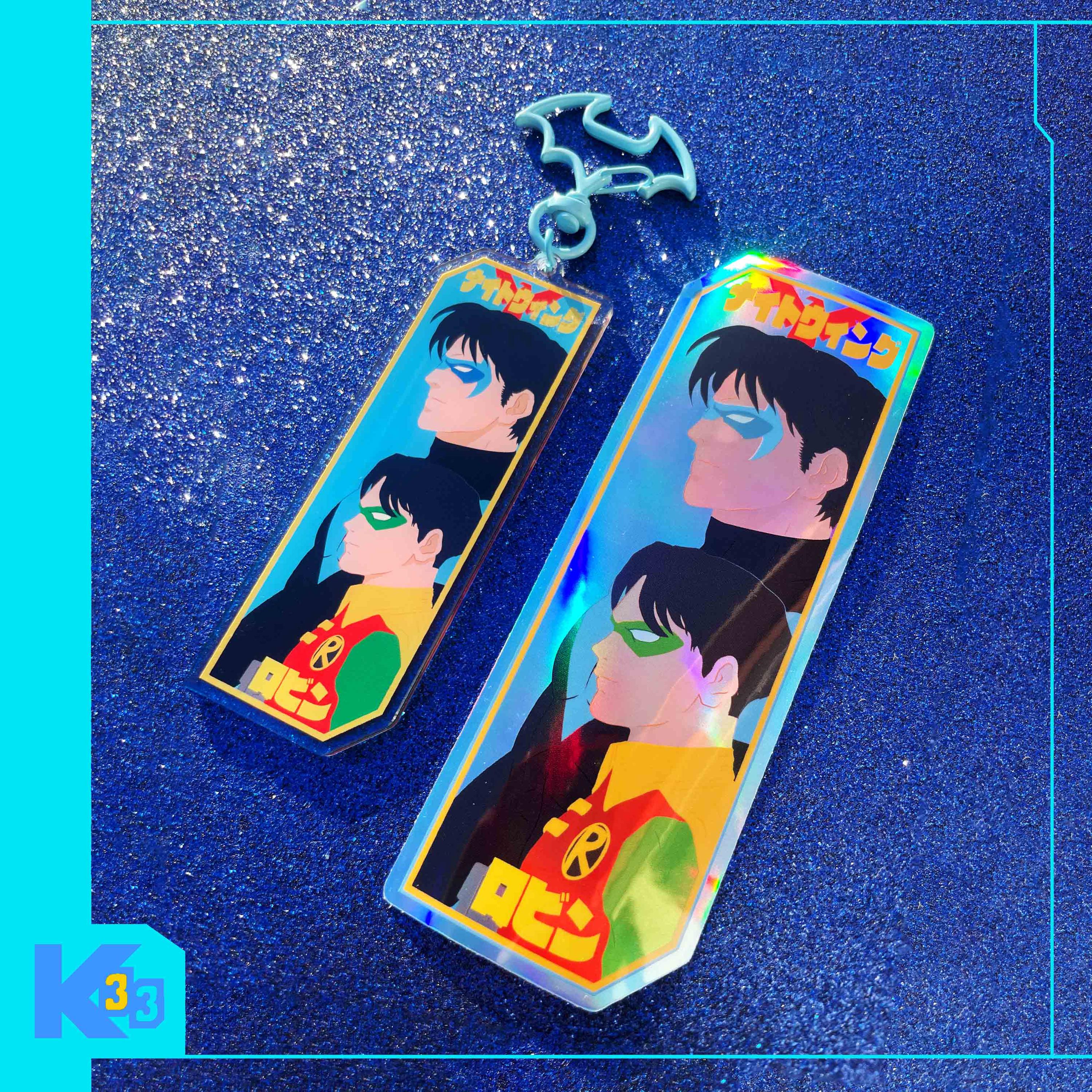 BATBOYS Reversible Keychains/charms! - Etsy