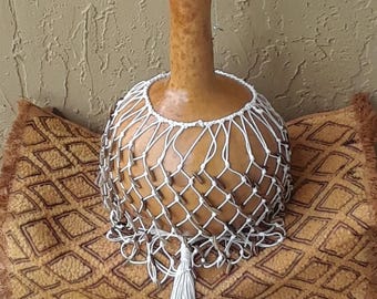 How to Make an Axatse (netted gourd rattle)