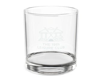 Freizeit Club Gravur Logo Whisky Glas | 10,5oz