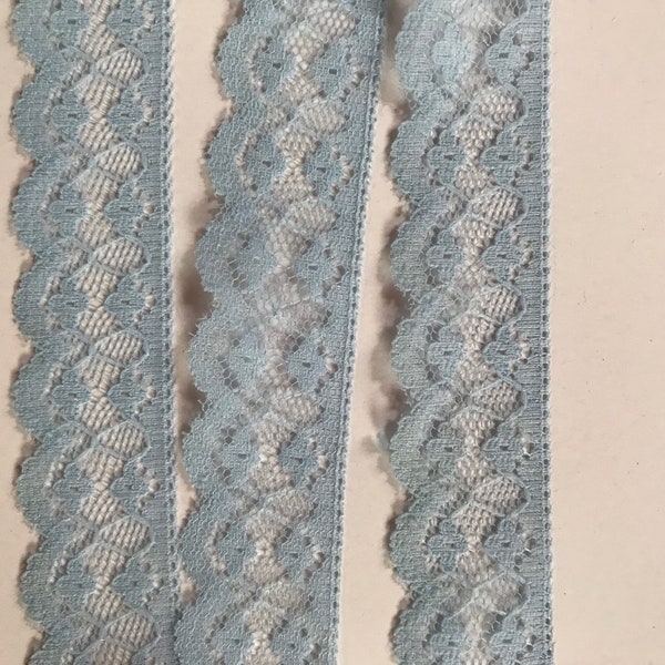 Blue lace trim; vintage