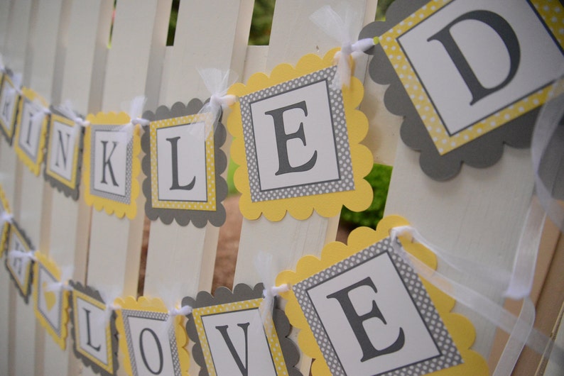 Sprinkled With Love Banner Baby Boy Sprinkle Baby Shower Etsy