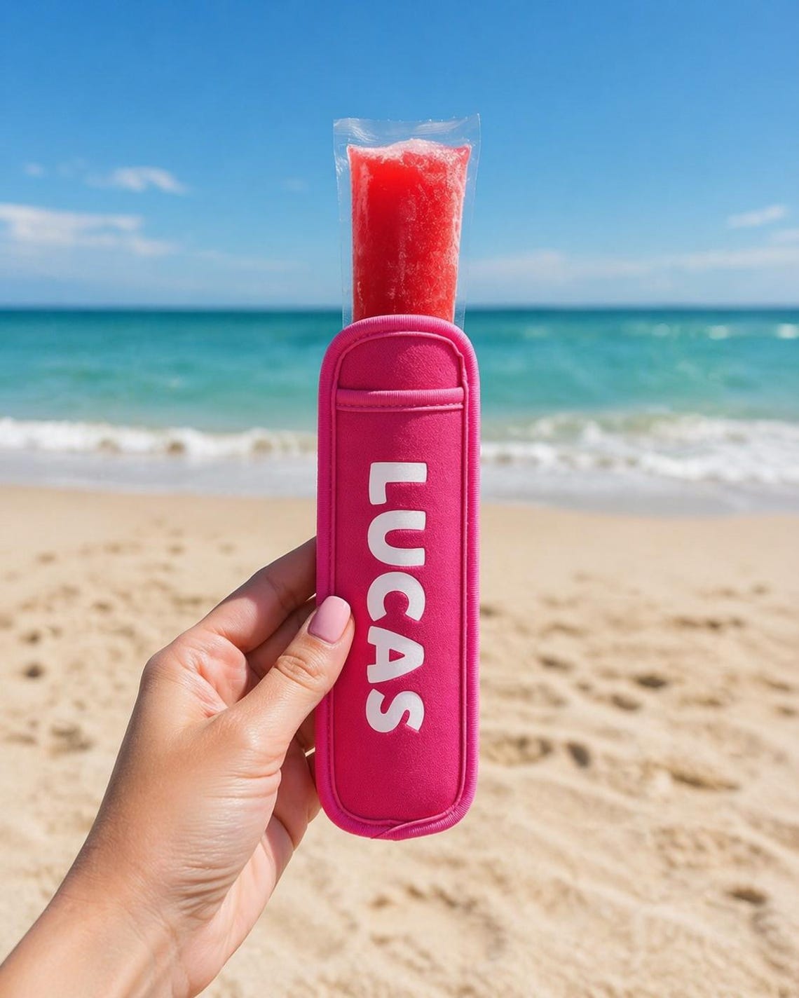 Customizable Popsicles Custom Popsicle Holder Sleeves | Personalized Freezer Pop Holders ...