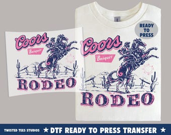 Beer Rodeo DTF Transfer | Ready To Press Heat Transfer | Trendy
