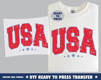 USA DTF Transfer | Ready To Press Heat Transfer | Trendy