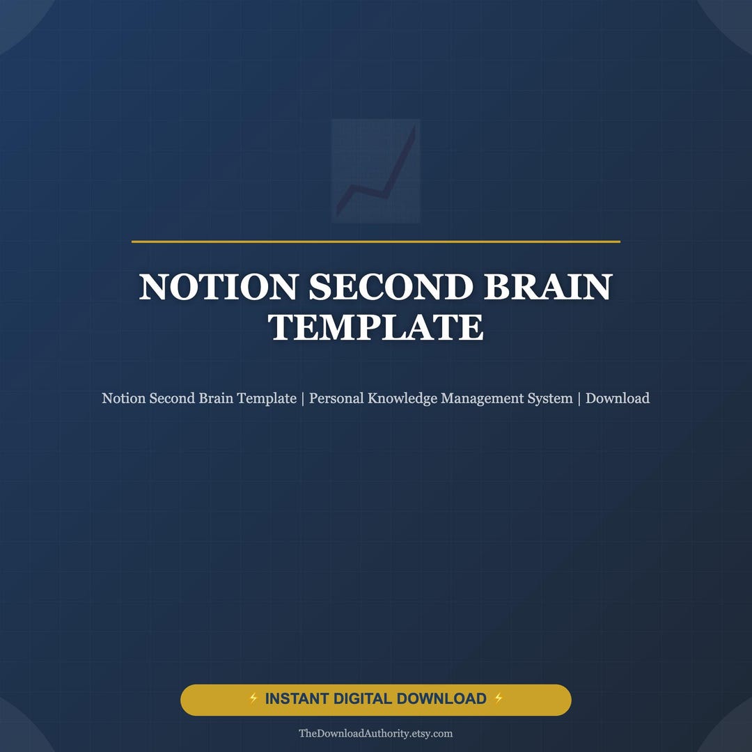 Notion Second Brain Template | Personal Knowledge Management System ...