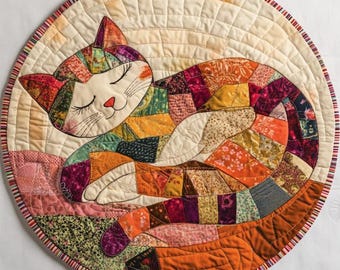 Cat Circle Quilt Pattern