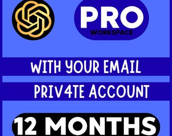 ChatGPT Pro 12 mesi - Account privato (globale)