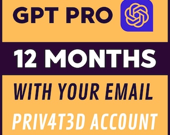 ChatGPT Pro | GPT-5.4 | Codex | 12 Monate | 100 % privater Account