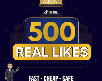 500 Mi piace su TikTok | Servizio di coinvolgimento reale | Consegna rapida | Crescita sicura sui social media