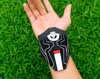 Spider Web Shooter Bracelet for Kids, Wrist Launcher Toy for Cosplay Halloween Costume, Hero Tech Style
