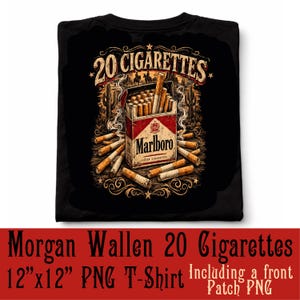 Morgan Wallen 20 Cigarettes Png