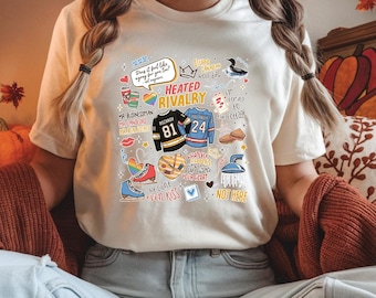 Erhitze Rivalität SVG, Shane und Ilya PNG, Booktok Hockey Romanze Shirt Design, MM Romanze Digitaler Download, Rachel Reid Fan Art
