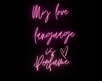 My Love Language Is Perfume PNG | Perfume Lover T-Shirt Design | Transparent Background | Digital Download