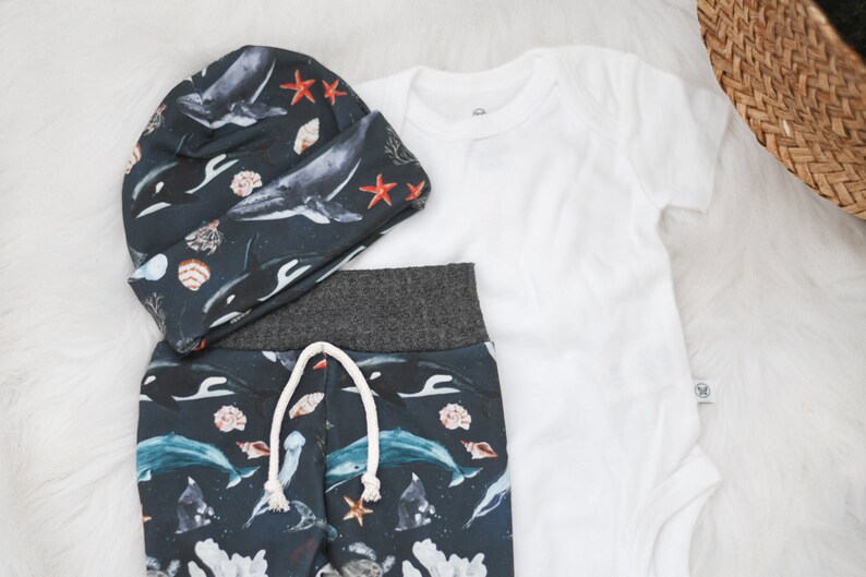 Sailing-Themed 2-Piece Baby Set – Blue