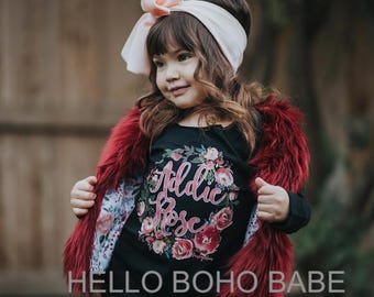 Handmade Faux Fur Vest - Isabel - Made to order - Handmade in the USA -Girls - Fall - Holidays - Jacket - Xmas - Red - Maroon - Marsala