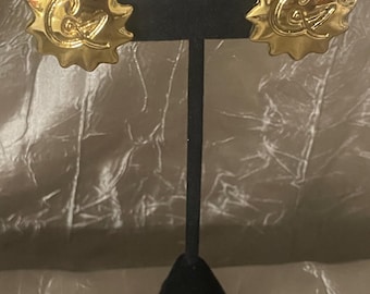 Christian Lacroix Star Shaped clip-on earrings