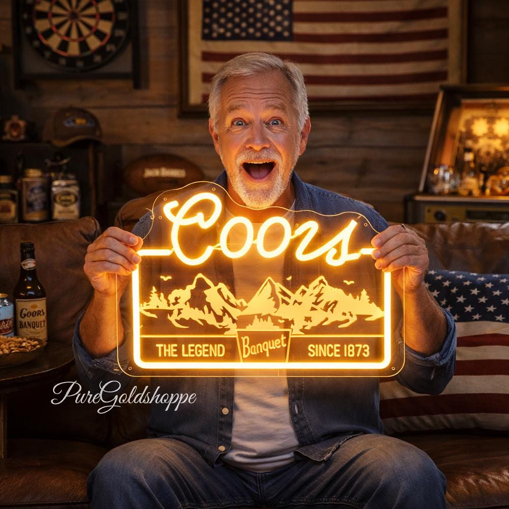 Coors Light Neon Sign - Etsy