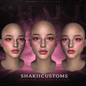 Soft Glam Doll Face | Glass Skin | K-Beauty Inspired | Custom FveM Female Face