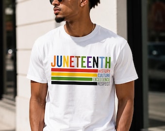 Juneteenth Shirt, Black History Graphic Tee, Culture Excellence Respect Sweatshirt, Unisex Youth Toddler Gift For Family