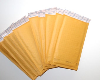 Paper Bubble Pack Mailers 5x10" Shipping Packaging Supplies Shipping Supply Envelopes Bubble Pack Paper Envelopes by CzechBeaderyShop