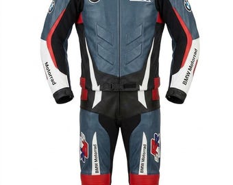 Professional Leather Motorcycle Racing Suit - Full Body Motorbike Safety Gear & Protective Apparel