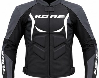 Men Women Motorcycle Leather Jacket, Biker Riding Jacket