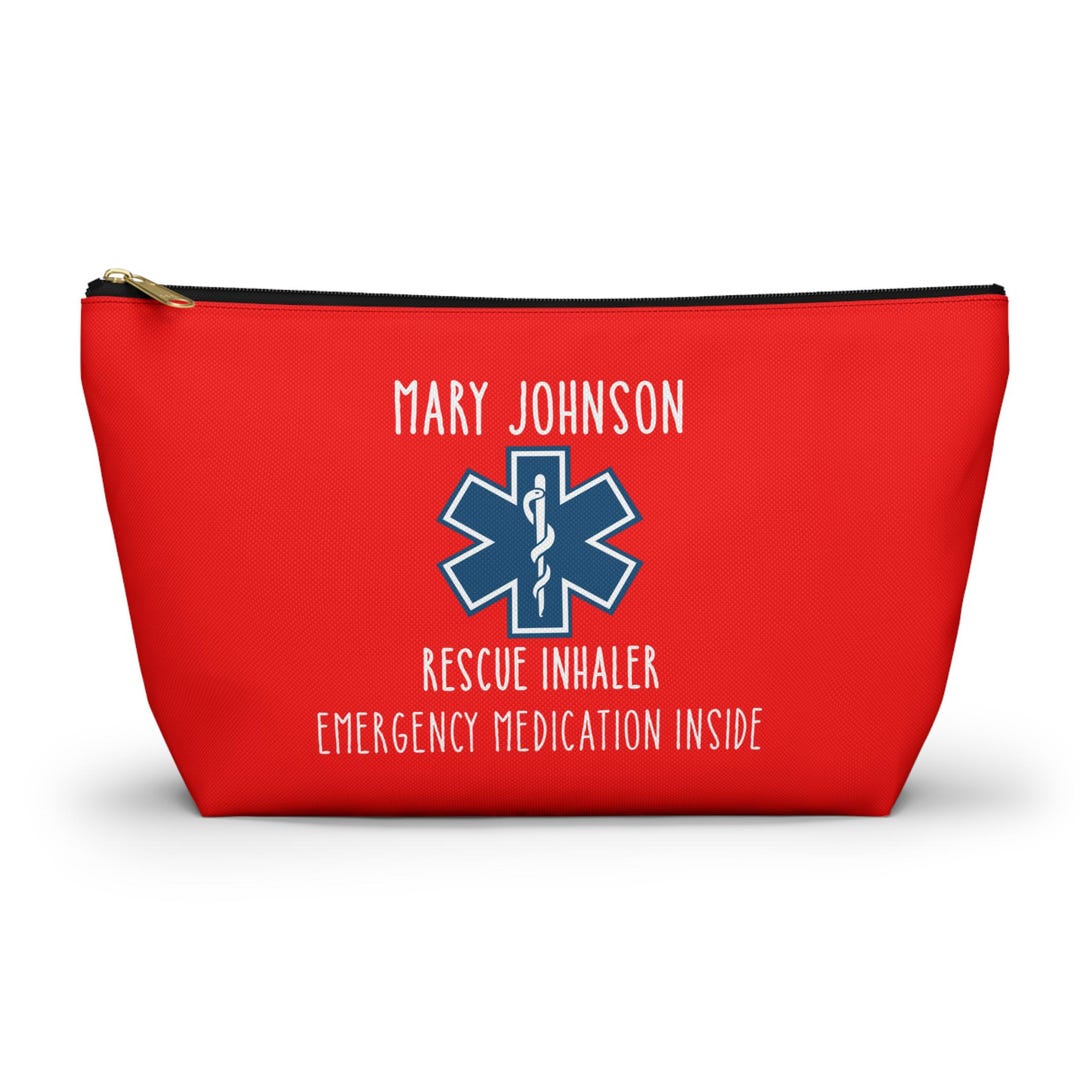 Rescue Inhaler Personalized Pouch, Custom Asthma Inhaler Case ...