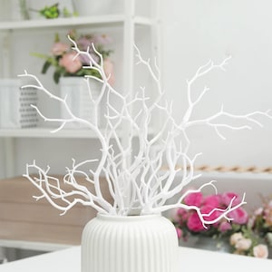 Künstliche Äste Kunststoff Zweige DIY Blumenschmuck Home Hochzeit Party Decor Dekorative Stiele Bastelbedarf