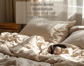 Steady Morning Gentle Reset Meditation | 6 Minute Guided Meditation for Anxiety Relief, Calm Mind, Nervous System Support + PDF Guide