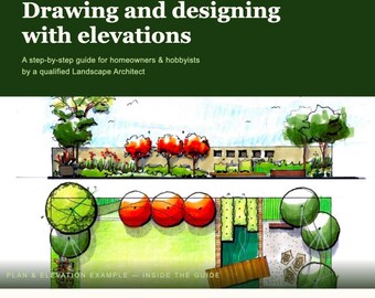 Garden Elevation Drawing Guide PDF, Landscape Design for Beginners, How to Draw Garden Elevations