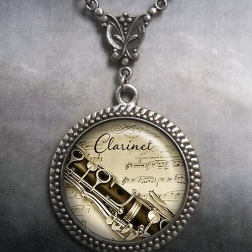 and Music Necklace Music Student or Teacher Gift Etsy