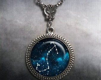 Scorpio Constellation necklace, Scorpio necklace Celestial jewelry Zodiac jewelry Zodiac star chart constellation astrology birthday gift