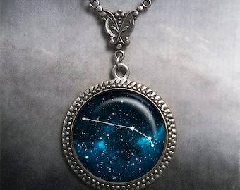 Aries Constellation necklace, Aries necklace Celestial jewelry Zodiac jewelry star chart constellation celestial astrology gift